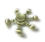Imagem de Hand Spinner Fidget De Metal Leme Dourado Gira Ansiedade Anti Estresse (bsl-gira-10)