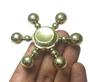 Imagem de Hand Spinner Fidget De Metal Leme Dourado Mania Gira Ansiedade Anti Estresse (bsl-gira-10)