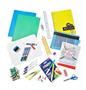 Imagem de hand2mind School Supply Kit Deluxe, Back to School Supplies for The Classroom or Home, Classroom Essentials, Spiral Notebook, Pencil Pouch, Pens, Rulers, Dry Erase Board, Crayons, Dry Erase Erase