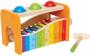 Imagem de Hape Pound &amp Tap Bench com Slide Out Xylophone - Premiado Brinquedo Musical de Madeira Durável Para Crianças, Cores Multifuncionais e Brilhantes, Amarelo