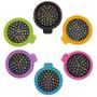 Imagem de Happy Trees 6 PCS Round Travel Hair Brush com espelho dobrável Pocket Escova de Cabelo Mini Pente de Cabelo com Espelho de Maquiagem para Viagem (Conjunto de 6)