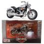 Imagem de Harley miniatura davidson 2009 fxdfse: detalhes realistas