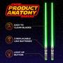 Imagem de Hasbro ChopSabers Lightsaber - Pares de Pauzinhos Iluminados Star Wars