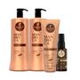 Imagem de Haskell Mandioca 4 Itens Shampoo Cond + Leave In E Reparador