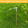 Imagem de Haste De Aterramento De Cobre Com Fio De 12M E Kit De Aterramento Externo Universal De Almofada