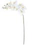 Imagem de HASTE FLOR ORQUIDEA PHALAENOPSIS REAL TOQUE X9 BRANCO AMARELO 94cm