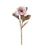 Imagem de Haste Magnolia X3 Flores Com 8 Folhas Toque Real Rosa 75Cm - Bela Flor