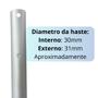 Imagem de Haste Retratil Cabo Extensor Telescopico Kala 3,40 Metros em Aluminio para Piscina