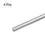 Imagem de Haste rosqueada MECCANIXITY M8 x 450 mm, aço inoxidável 304, pacote com 4