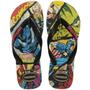 Imagem de Havaianas Top Marvel Classic Preto/Preto/Vermelho