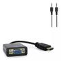 Imagem de Hdmi P/ Vga C Áudio P2 Conversor Adap De Vídeo VGA01