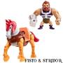 Imagem de He-man Mini Bonecos Fisto e Cavalo Stridor - Mestres do Universo - Mattel GYY31