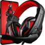 Imagem de Head Set Gamer Fone de ouvido Celular Pc Cabo Reforçado 1,8m - MBtech