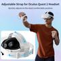 Imagem de Head Strap AOJAKI para Oculus Quest 2 - com Tampas de Controle