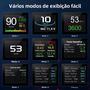Imagem de Head-up Display OBD2 para Carro - Velocímetro Digital com Informações de Consumo e Temperatura