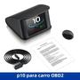 Imagem de Head-up Display OBD2 para Carro - Velocímetro Digital com Informações de Consumo e Temperatura