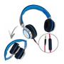 Imagem de Headfone com microfone pc e smartphone infokit hm-750mv azul