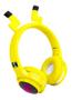 Imagem de Headphone Bluetooth Infantil Pokemon Pikachu Fone Luminoso