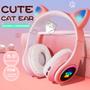 Imagem de Headphone cat ear led ct-86 wireless earphone 