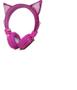 Imagem de Headphone Com Fio Orelha Gato Com Glitter Pink