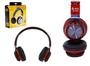 Imagem de Headphone Estereo com Microfone P2 150MW HM-750MV Vermelho HM - 750MV Infokit