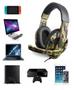 Imagem de Headphone Fone Com Fio Microfone Ps4 Xbox Jogos, On Line