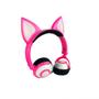 Imagem de Headphone Fone de Ouvido com Orelhinhas Fox com Pisca Led Som de Qualidade