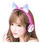Imagem de Headphone Fone de Ouvido com Orelhinhas Fox com Pisca Led Som de Qualidade