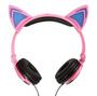 Imagem de Headphone Fone Orelha Gato Com Led   Exbom