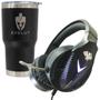 Imagem de Headphone Gamer Led Hfg500 +Copo Térmico Evolut 473Ml Preto