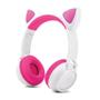 Imagem de Headphone Gatinho Com Bluetooth 5.0 Led Microfone Exbom