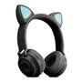 Imagem de Headphone Gatinho Com Bluetooth 5.0 Led Microfone Exbom