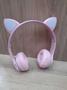 Imagem de Headphone Gatinho Orelha De Gato Com Led Fone De Ouvido Rosa