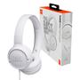 Imagem de Headphone Jbl Tune 500 Branco C Fio Original Com Nota Fiscal