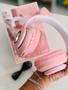 Imagem de Headphone KTS Cat Ear Led Wireless Bluetooth 5.0 Rosa