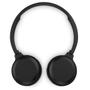 Imagem de Headphone Philips bluetooth on-ear com microfone e energia para 15 horas na cor preto TAH1108BK/55- Original com NF e garantia