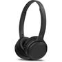Imagem de Headphone Philips bluetooth on-ear com microfone e energia para 15 horas na cor preto TAH1108BK/55- Original com NF e garantia