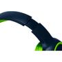 Imagem de Headset Bluetooth Microfone Micro SD Cabo USB P2 Azul/Verde MS1NB ELG