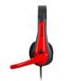 Imagem de Headset Com Microfone C3Tech P2 PH-30BK Preto/Vermelho