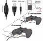 Imagem de Headset Fone Gamer com led rgb com microfone Para PC Video Game Celular P3 Headphone iluminado