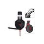 Imagem de Headset fone gamer com microfone e led p3 - kp-455a vermelho