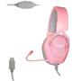 Imagem de Headset Gamer Bright Foxy, RGB, Som Surround 7.1, Drivers 50mm, USB, Rosa - GHP011