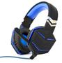 Imagem de Headset Gamer C/ Fone e Microfone Plug P2 3,5mm - Azul