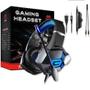 Imagem de Headset Gamer com Fio para PC PS4 X-One com Microfone e Led KNUP - KP-FN600