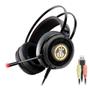 Imagem de Headset Gamer com Microfone 2 P2 + USB Estéreo Preto/LED RGB AR50 K-MEX