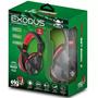 Imagem de Headset Gamer Exodus Com Microfone Preto e Vermelho HGEX ELG