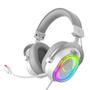 Imagem de Headset Gamer Fifine AmpliGame H13, 7.1 Surround, Microfone Removível, RGB, para PC/PS5/Xbox, Branco - H13W