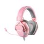 Imagem de Headset Gamer Foxy Bright 7.1 RGB Cód.GHP011 Rosa/Cinza