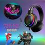 Imagem de Headset Gamer Friwol X2 Profissional com Microfone e Luzes RGB Compatível com PC e Console