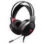 Imagem de Headset Gamer Hoopson, LED Vermelho, USB, Microfone LED, Driver 40MM, Preto - F-101 - VM